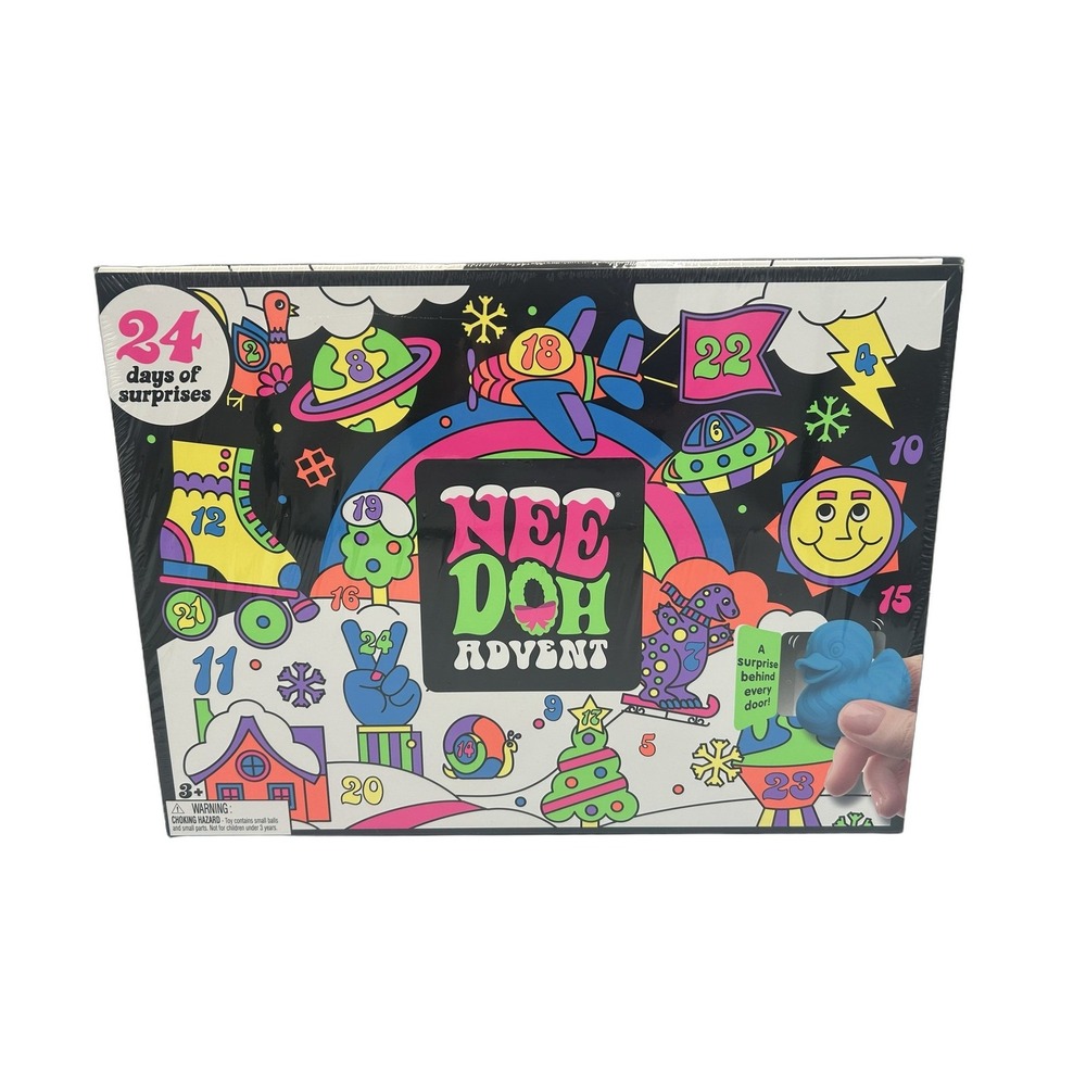 NeeDoh Advent Calendar 2026 Christmas 24 Days Sensory Fidget Toys RARE IN HAND